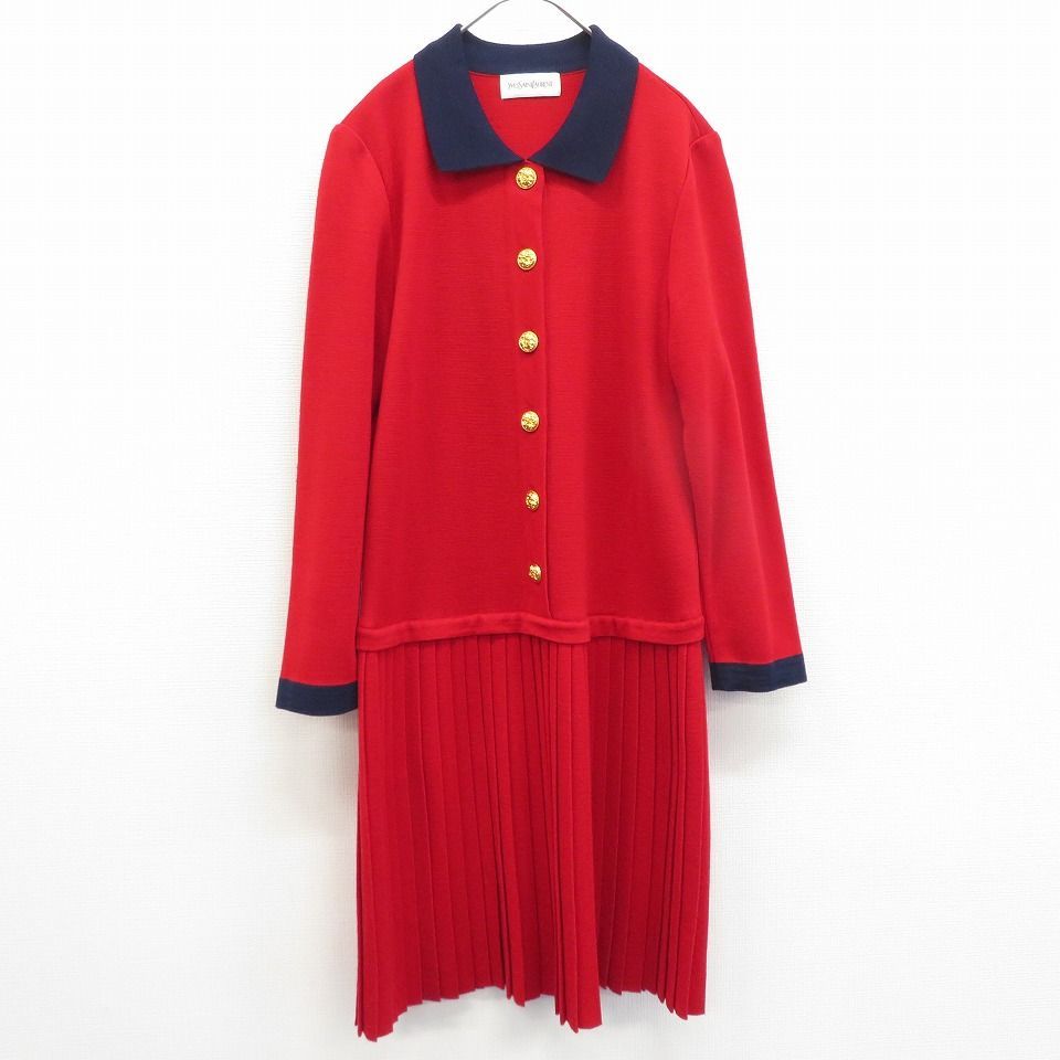 △Yves Saint Laurent イヴ・サンローラン ロングワンピース  