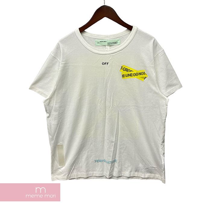 OFF WHITE オフホワイト　ファイヤーテープ　シャツ　アローロゴ OFF WHITE オフホワイトファイヤーテープシャツアローロゴ