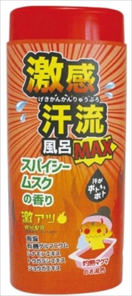 まとめ買い-24点セット 激感汗流ＭＡＸ スパイシームスク ３５０ｇ ヘルス 入浴剤