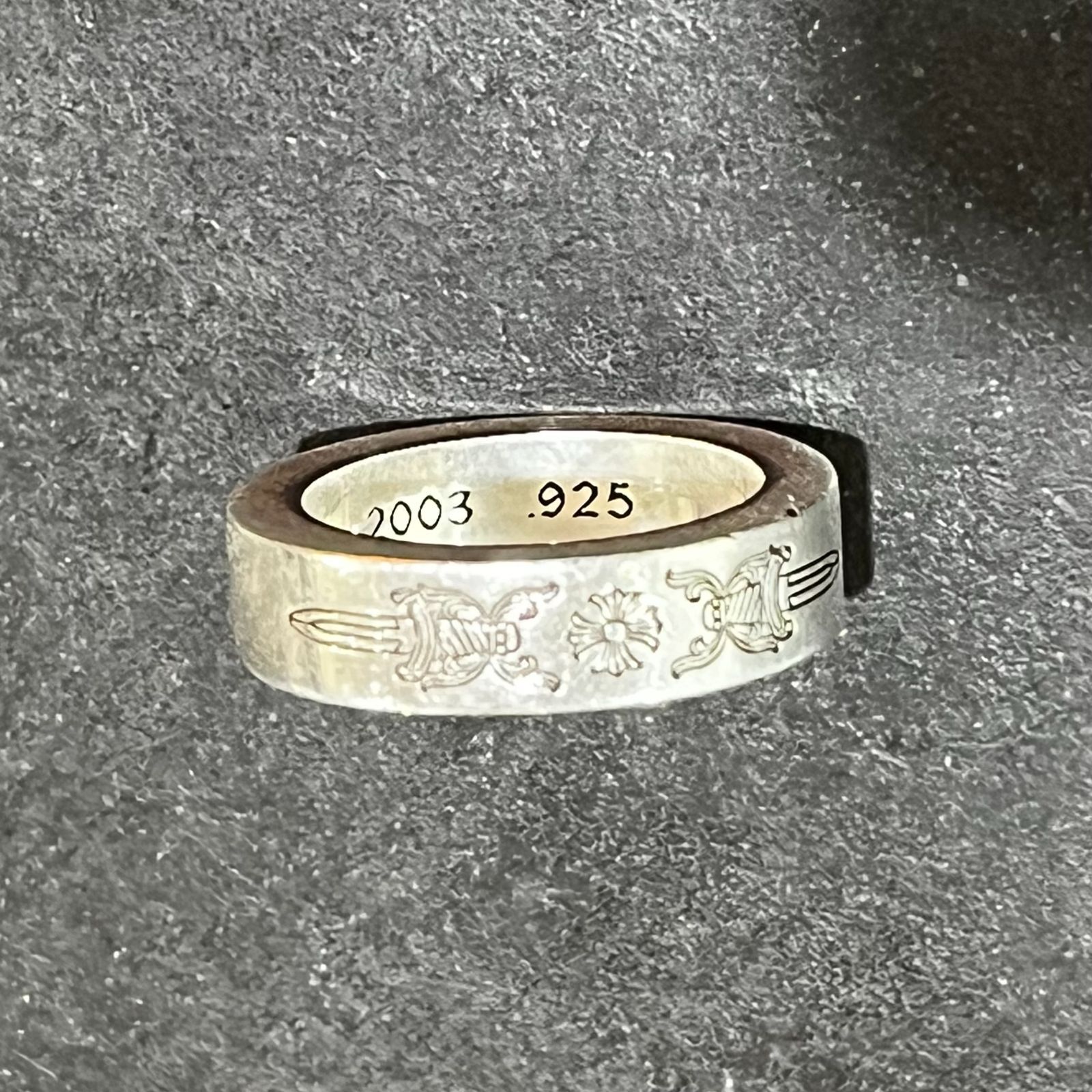CHROME HEARTS Spacer Ring ダガー スペーサーリング 6mm 指輪 