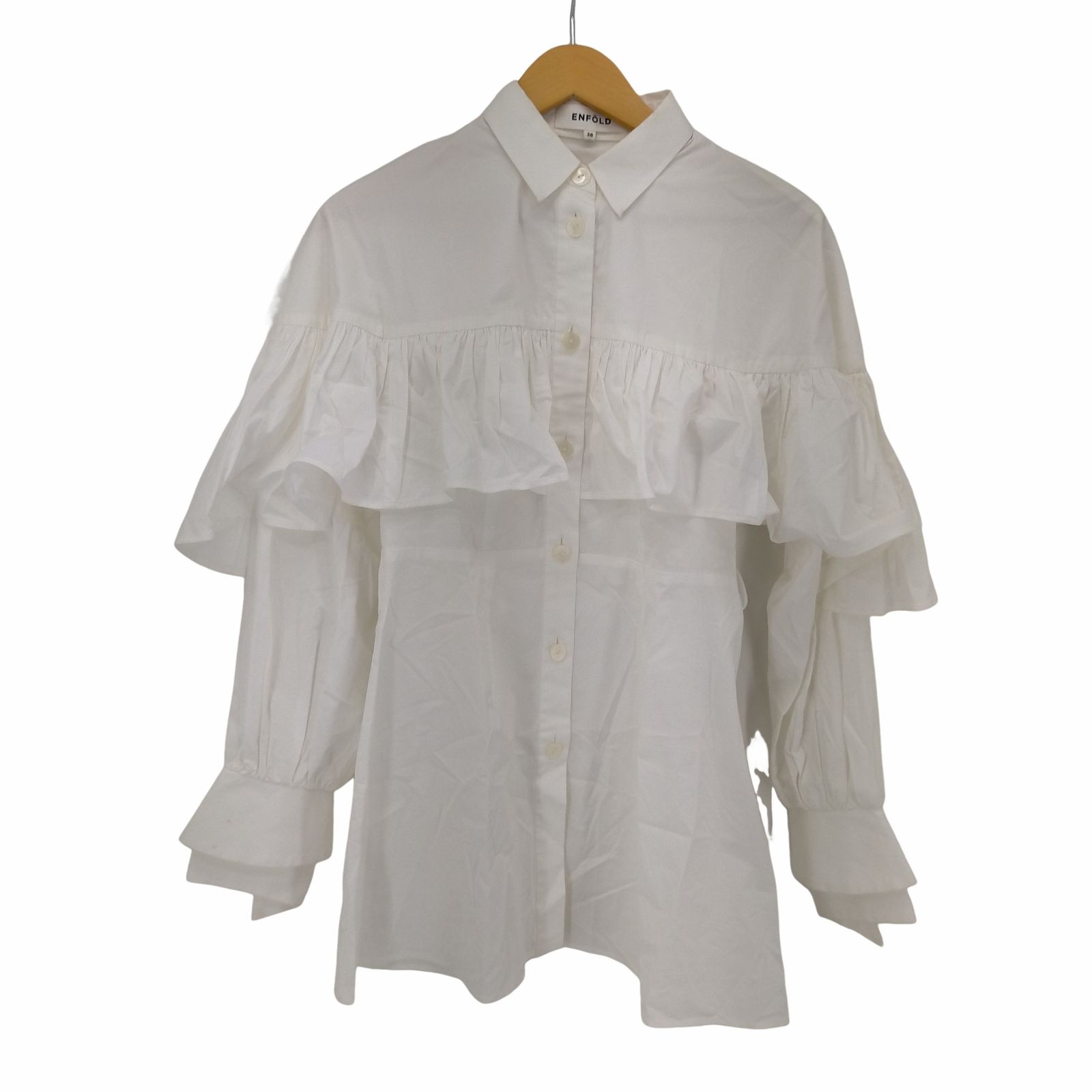 エンフォルド ENFOLD SOMELOS フレア ブラウス レディース JPN：38