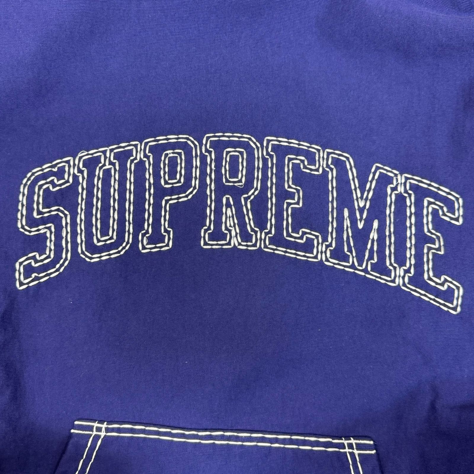 国内正規 Supreme 20AW Big Stitch Hooded ビッグステッチ スウェット フーディ パーカー シュプリーム L  67544A1 - メルカリ