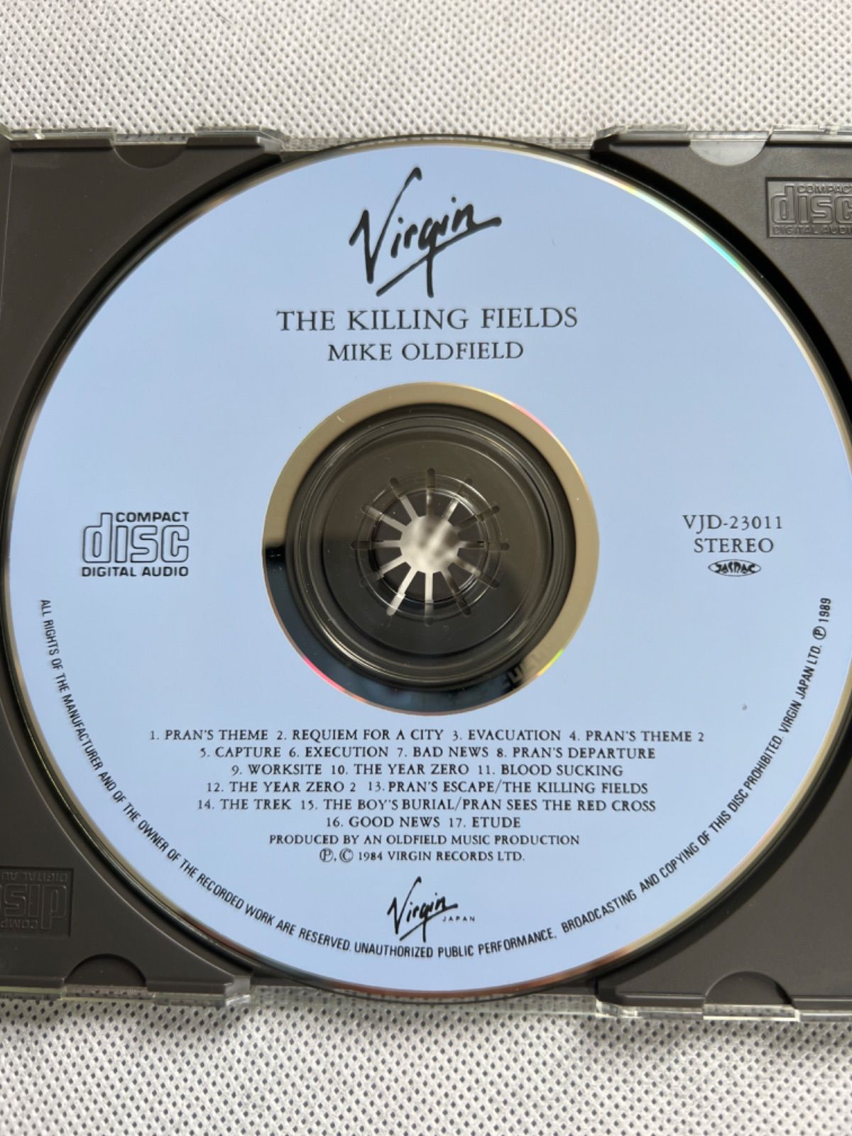 The Killing Fields/キリング・フィールド-日本盤サントラ CD The Killing Fields/キリング・フィールド-日本盤サントラ CD