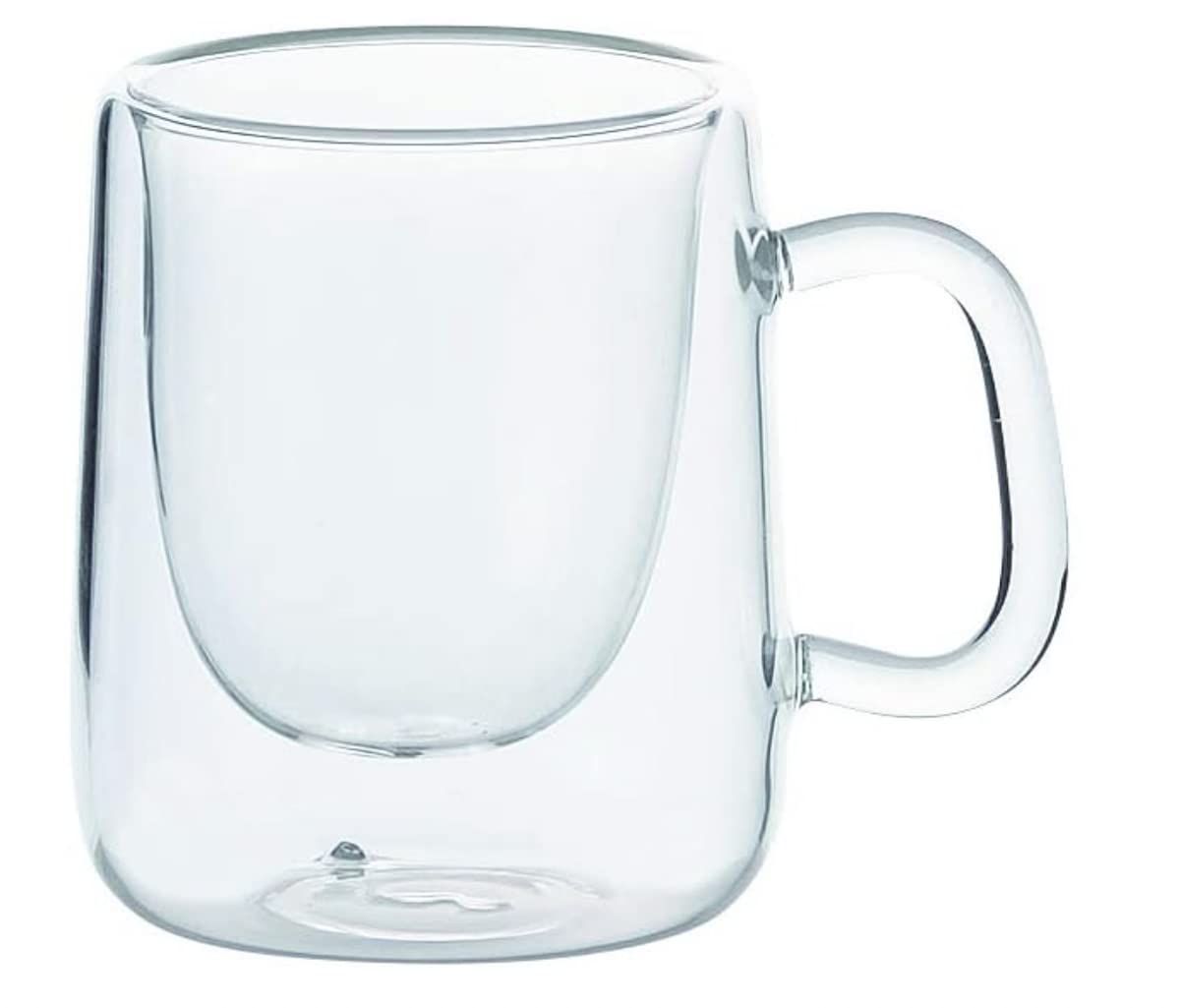 【人気商品】Bormioli(ルイジ ボルミオリ) コーヒーマググラス クリア Luigi 90ml ジャマイカ LU09 2個セット