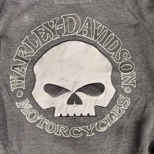 ぱっち HARLEY DAVIDSON MOTOR CLOTHES ジップアップ 裏起毛 パッチ