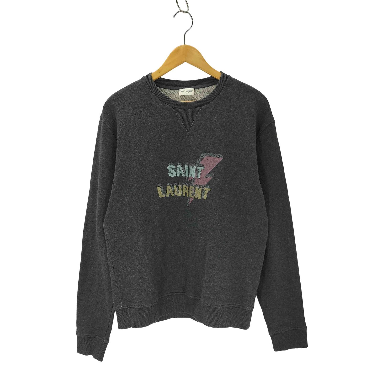 サンローランパリ SAINT LAURENT PARIS ロゴプリントスウェット レディース JPN L