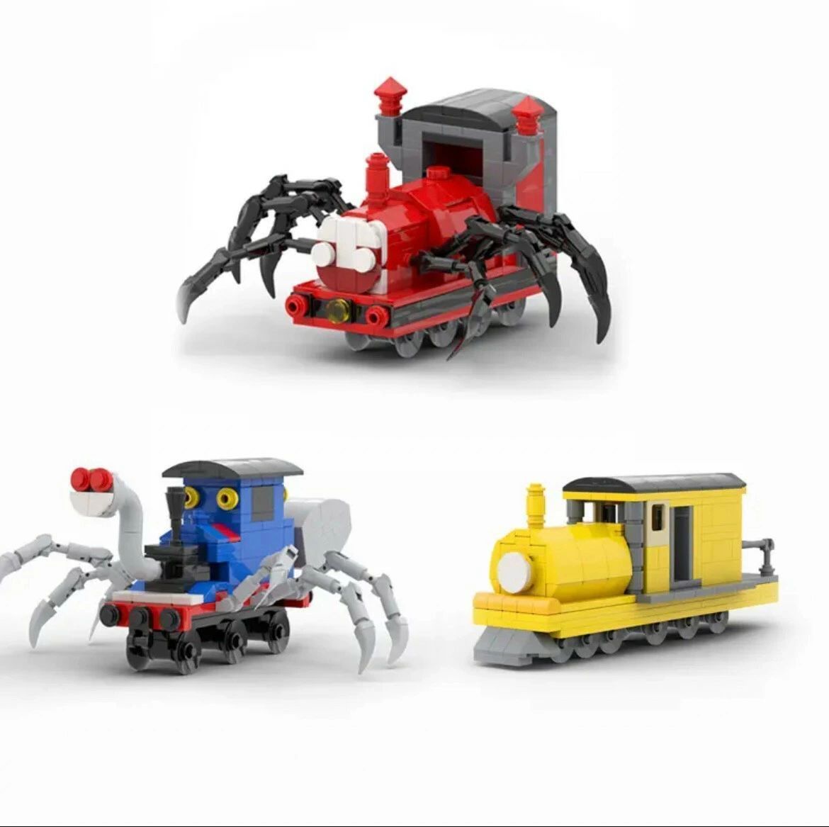 豪華3点セットchoo choo charles ブロック レゴ互換 おもちゃ グッズ ホラーゲーム 汽車 ホラゲ 怖い ホラーのトーマス Choo Choo Charles