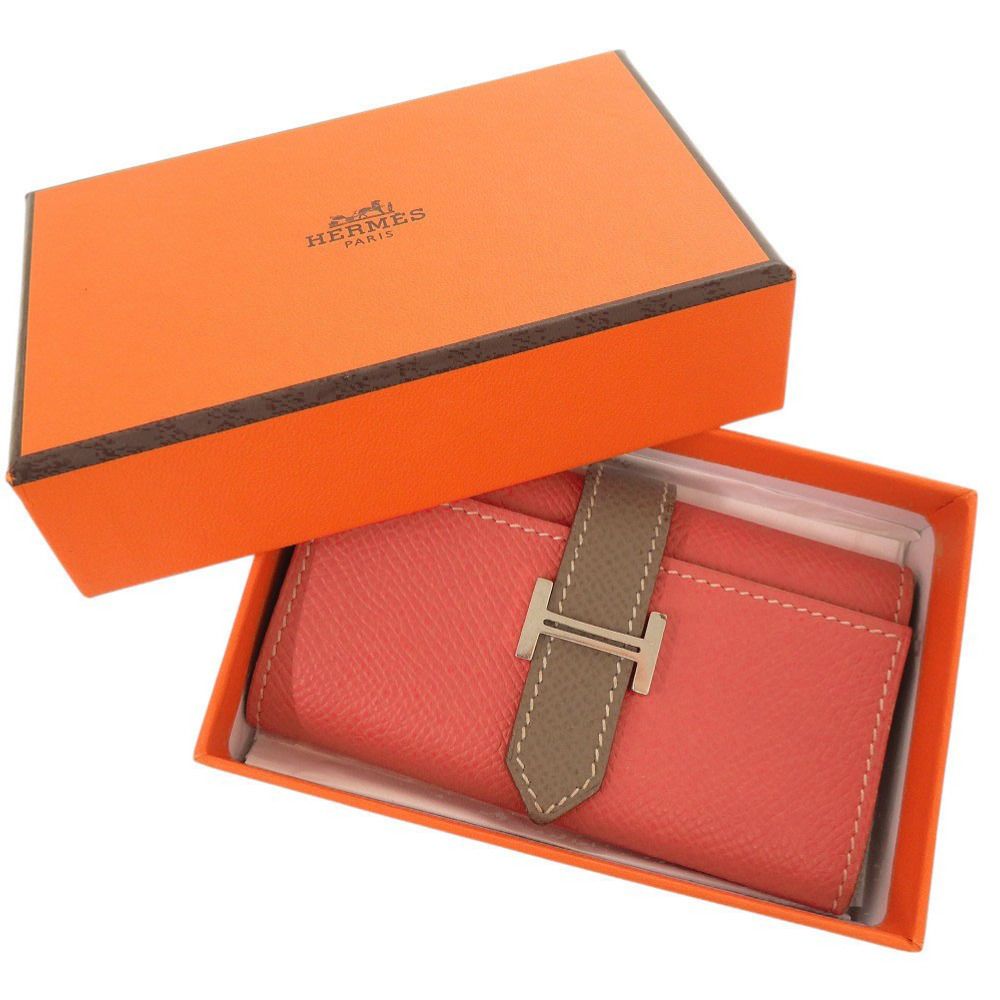 エルメス エルメス HERMES ベアン キーケース ローズジャイプール