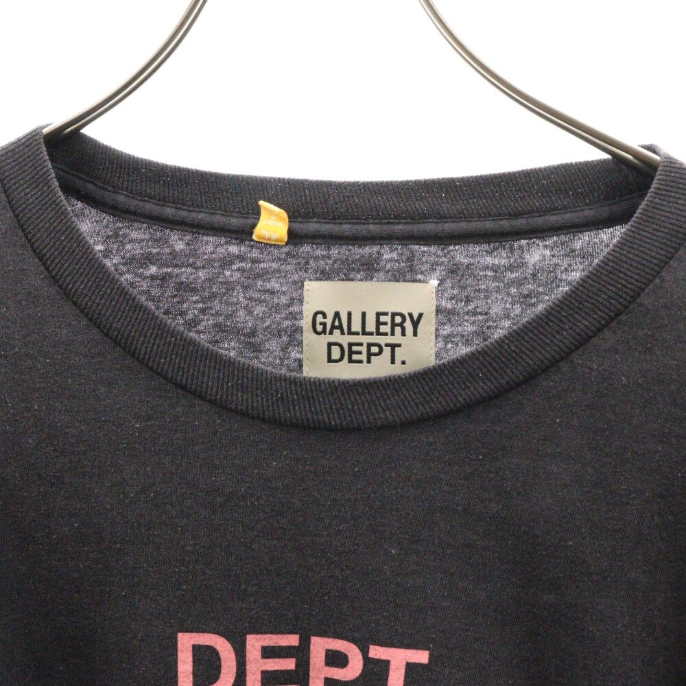ギャラリーデプト　ペンキ加工 ロゴロングスリーブTシャツ Ｍ GALLERY DEPT. (ギャラリーデプト) ペンキ加工 ロゴロング