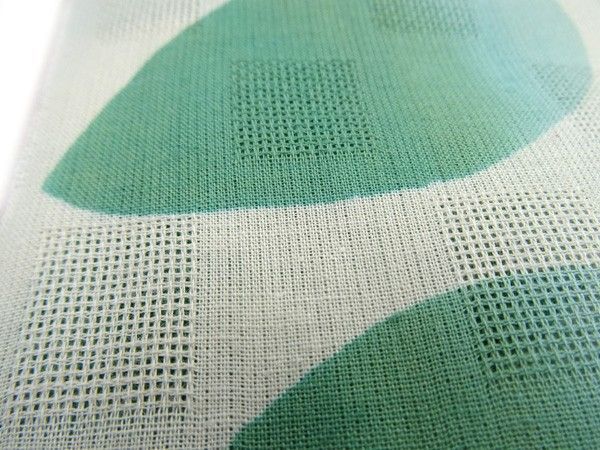 浴衣 レディース ViViSienne Trad（生成り地にグリーンドロップ  