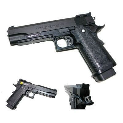 電動ガン Hi-Capa E ブラック フルオート セミオート 試し撃ちのみ