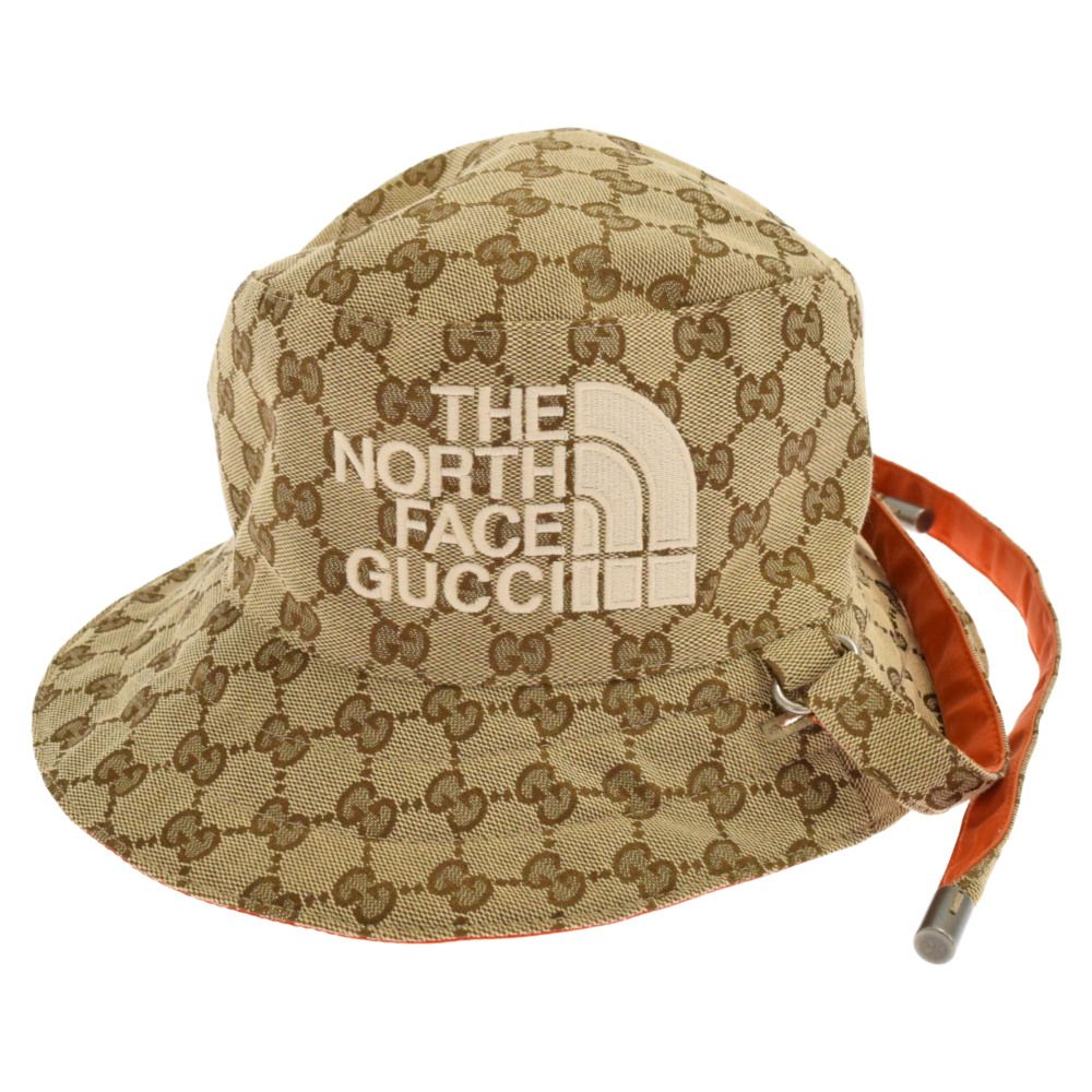 GUCCI (グッチ) GG Canvas Hat GG柄キャンバスリバーシブル