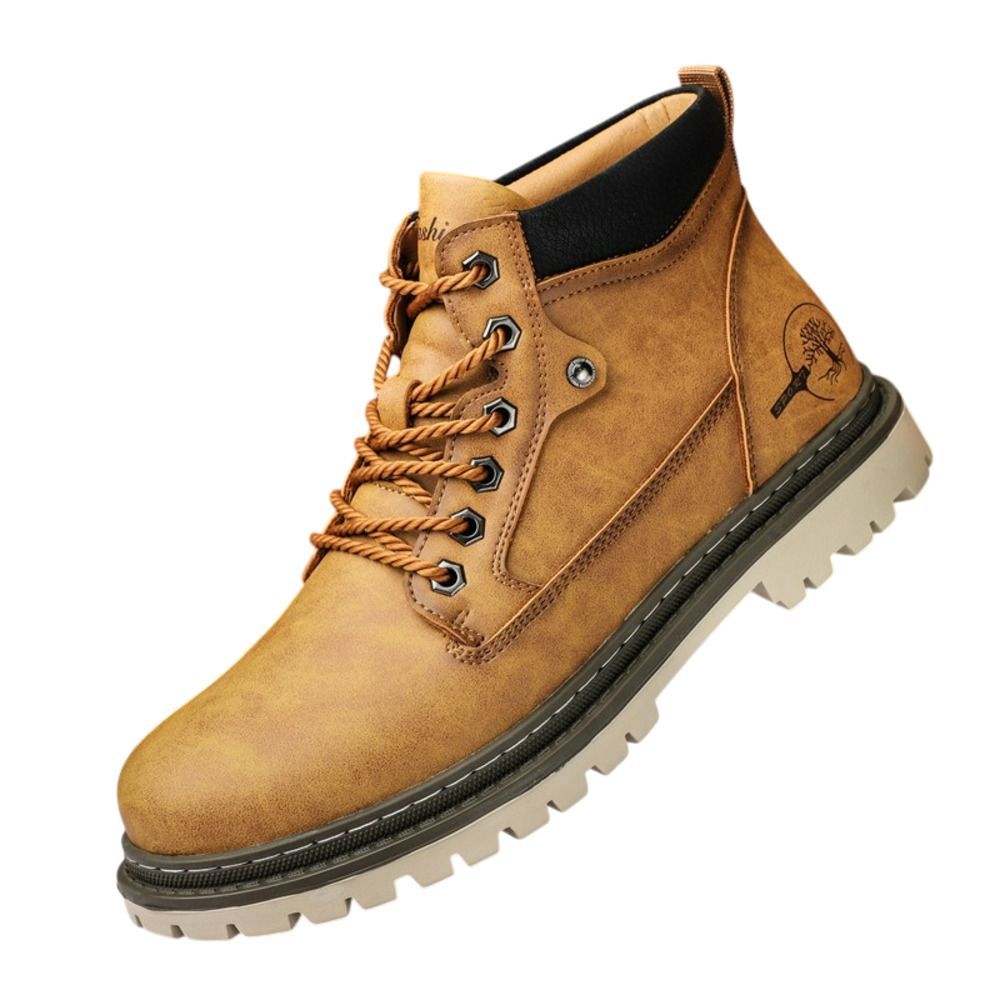 ブラウン  41(27.0cm)  バイク用 ライディングシューズ メンズ 滑り止め ライディングシューズ ライディングブーツ バイクシューズ バイクブーツ ブーツ ワークブーツ スニーカー ハイカット 