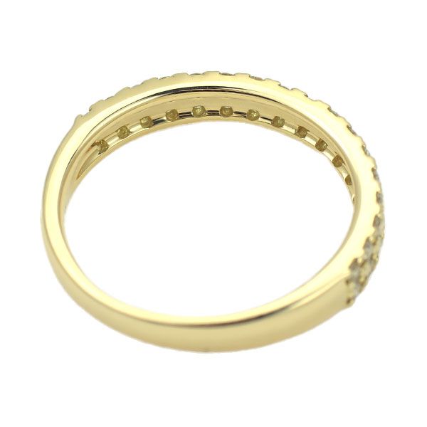 K18YG ダイヤモンド リング 0.30ct K18イエローゴールド鑑定書付  