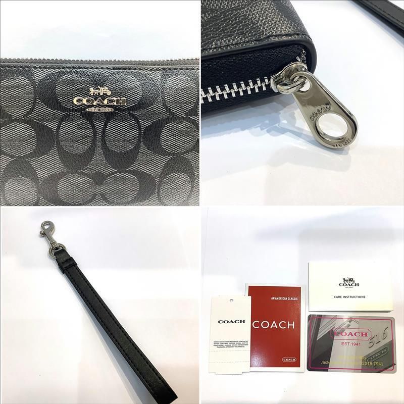 コーチ（COACH）ラウンドファスナー 長財布 C4452 M2154 メンズ財布