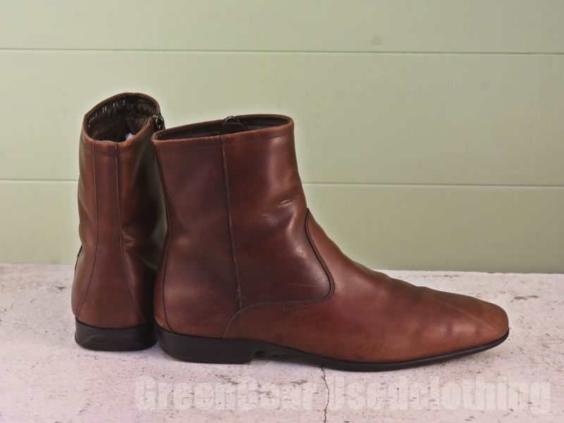 T*様 フェラガモ ブーツ メンズ　茶　8 1/2（約26.5cm） 美品 T*様 フェラガモ ブーツ メンズ 茶 8 1/2（約26.5cm） 美品 T