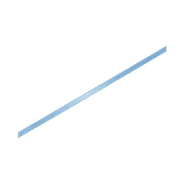 （まとめ） シモジマ シングルサテンリボン 6mm サックス〔×20セット〕
