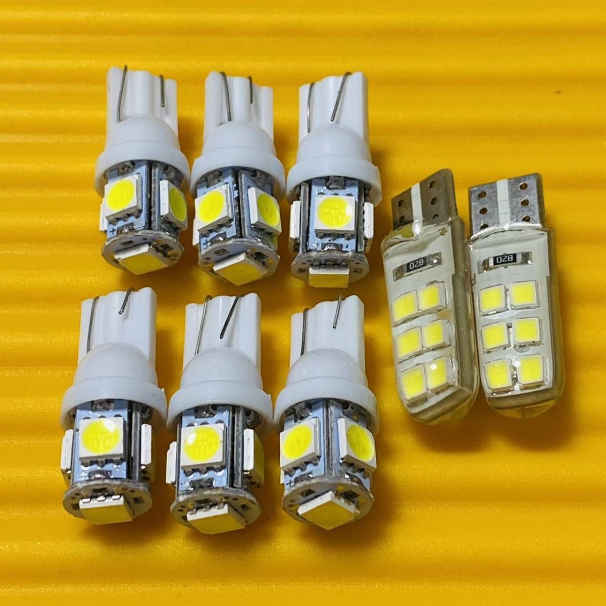 車検対応◇明るい！ 8個セット！フリード GB5.GB6.GB7.GB8 T10 LED ホンダ ポジションランプ ナンバー灯 ルームランプ室内灯