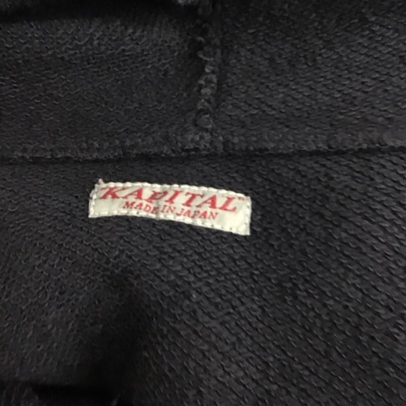 kapital キャピタル　パッチワークロングTシャツ パーカー　フード 7G ニット GAUDYフードセーター | KAPITAL
