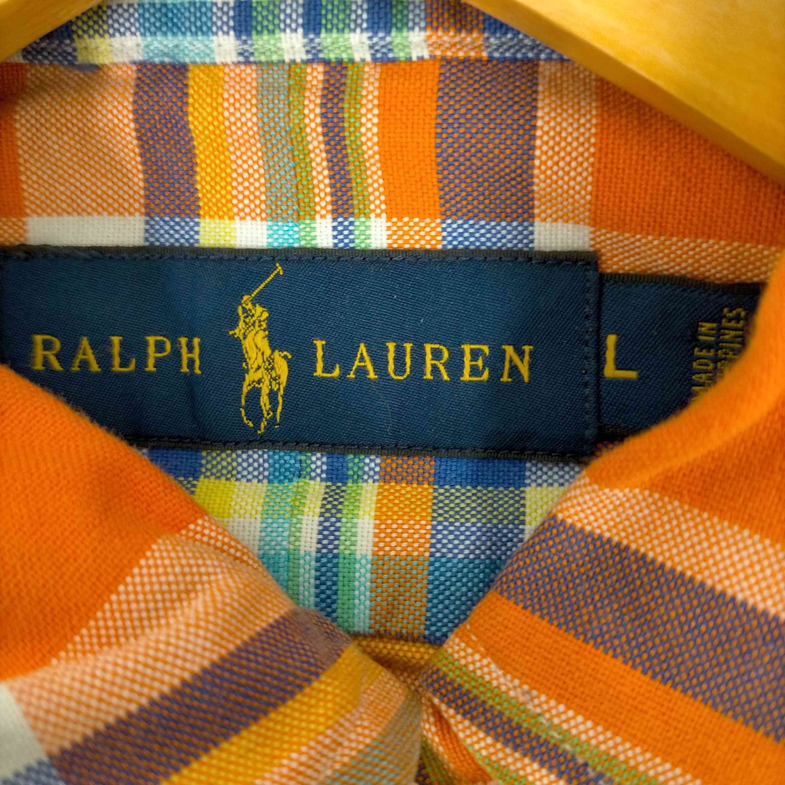 ラルフローレン RALPH LAUREN ポニー刺繍 チェック B.Dシャツ メンズ 