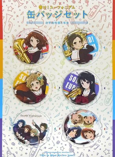 バッジ ピンズ 北宇治吹部1年生 缶バッジセット 6個セット 響け!ユーフォニアム