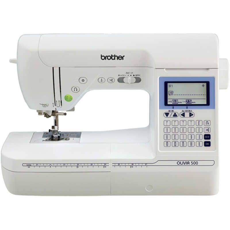 株 コジマ_ 未開梱 ブラザー brother コンピュータミシン OLIVIA500 オリビア500 フットコントローラー付 CPH5301