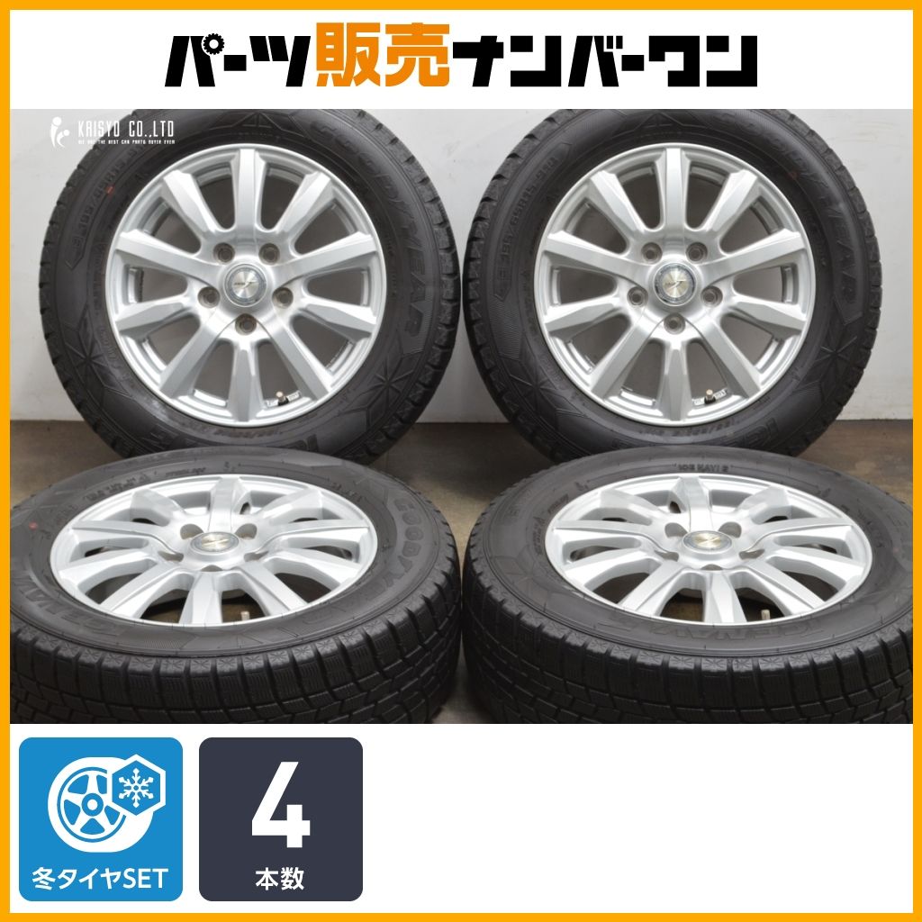 交換用に ジョーカー 15in 6J 53 PCD114.3 グッドイヤー アイスナビ6 195 65R15 ノア ヴォクシー エスクァイア ステップワゴン 可