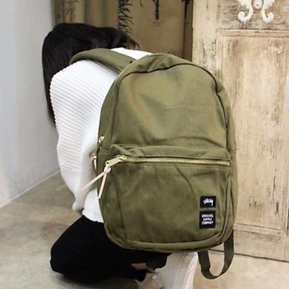 STUSSY × HERSCHEL コラボ BACKPACK - メルカリ