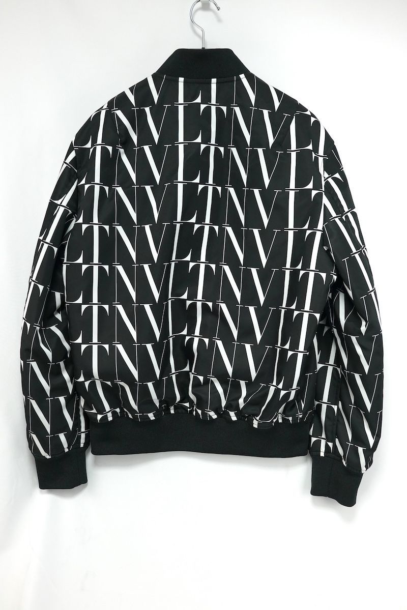 VALENTINO ヴァレンティノ ボンバージャケット VLTNロゴ プリント 総柄