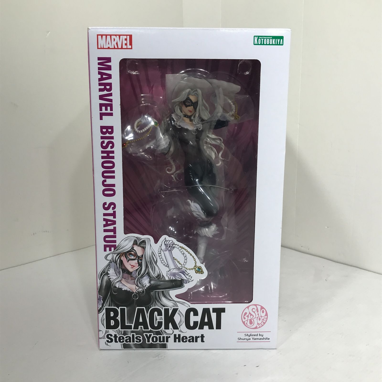 併売/城東29-021】KOTOBUKIYA MARVEL BISHOUJO STATUE マーベル 美少女 BLACK CAT Steals  Your Heart ブラックキャット 未開封 - メルカリ