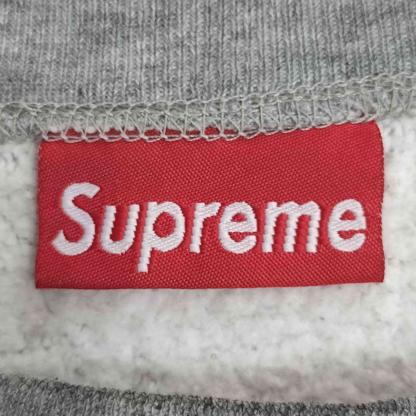シュプリーム Supreme 90s USA製 初期 ロゴ刺繍 クルーネック 