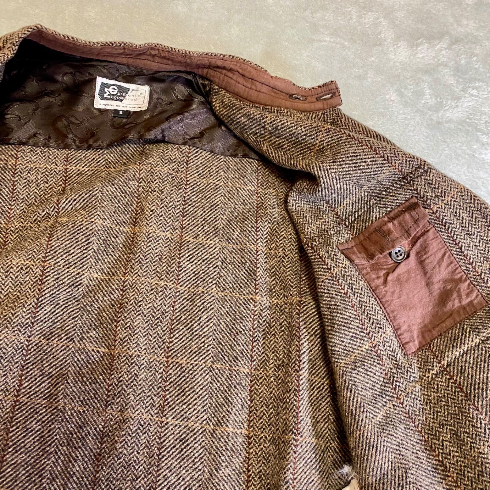 Engineered Garments】エンジニアード ガーメンツ ウールヘリンボーン 