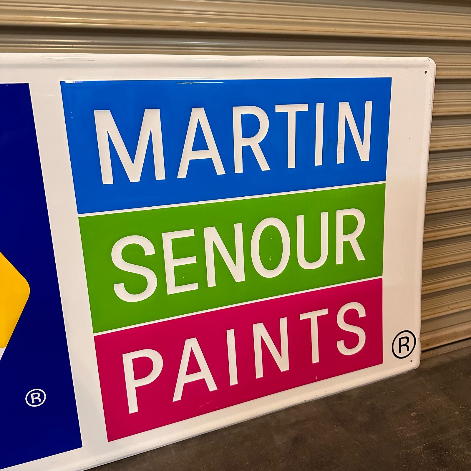 NAPA MARTIN SENOUR PAINTS Signboard - メルカリ