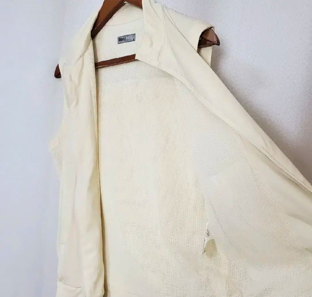 ブラック＆ホワイト ジップアップベスト メンズ M LLC-HASEGAWATOSO_COM