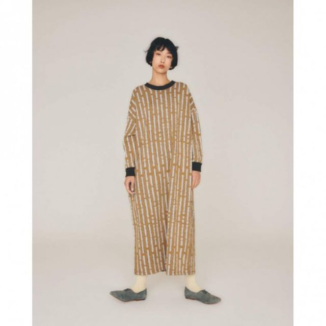 sneeuw スニュウ | モールスJQワンピース brown one size | レディース リラックスフィット 25aw
