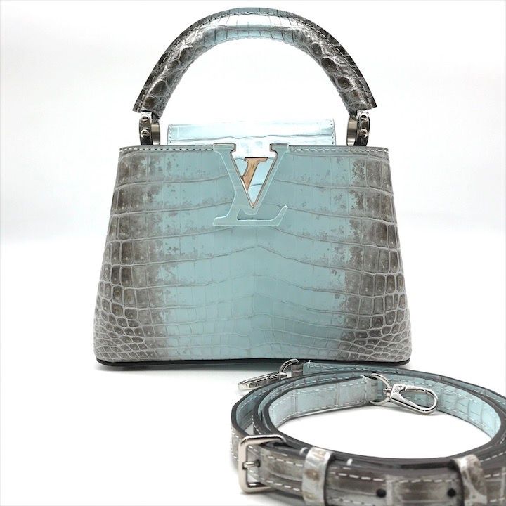 展示品 LOUIS VUITTON ヴィトン カプシーヌ ミニ クロコダイル サハラ
