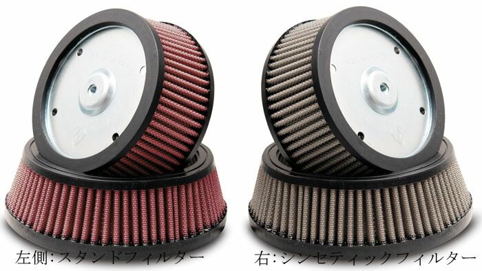 BIG SUCKER STAGE I エアークリーナーキット BEVELED ブラック シンセティックフィルター 1999〜01年ツーリングEFI車