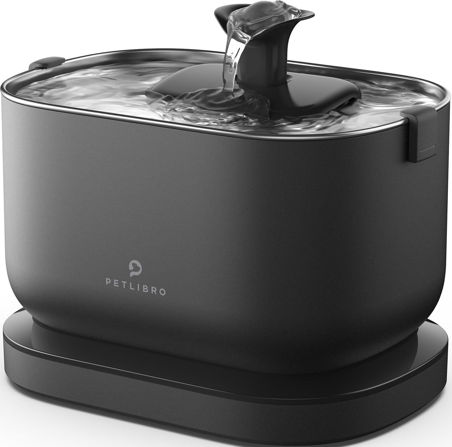 PETLIBRO ペット用 水飲み器 猫用 自動給水器 コードレス 2WAY給電 無制限置き場所 電池内蔵 猫給水器 中小犬用 猫用 ワイヤレスポンプ 2.5L大容量 表示ランプ付き 4重濾過 静音循環式 動作検知 2種類の給水モード 留守も安心 お手入れ簡単