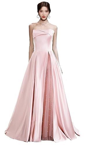 株式会社豊作 ドレス ノースリーブ ビスチェ スレンダー すっきりコンパクト フィスナー 発表会 演奏 二次会 Aライン フォーマル JP アルファベット S ピンク