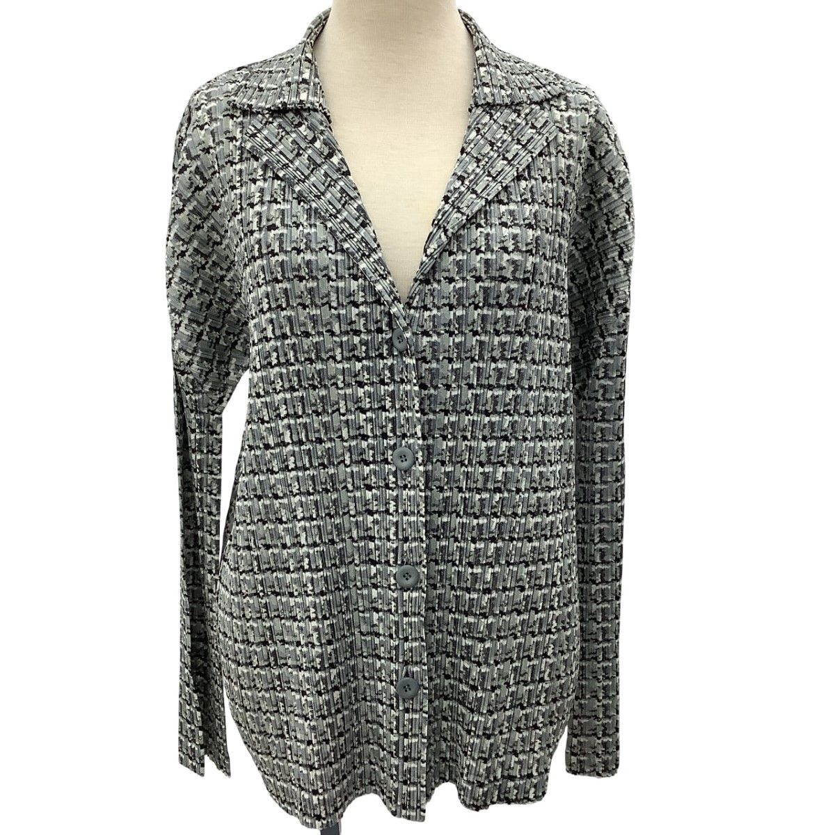 ISSEY MIYAKE イッセイミヤケ PLEATS PLEASE ジャケット PP43-JD892 グレー