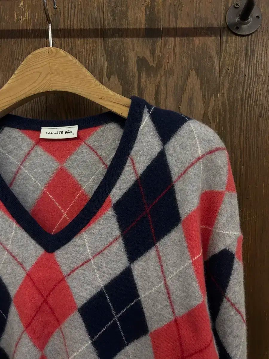ラコステ アーガイル柄