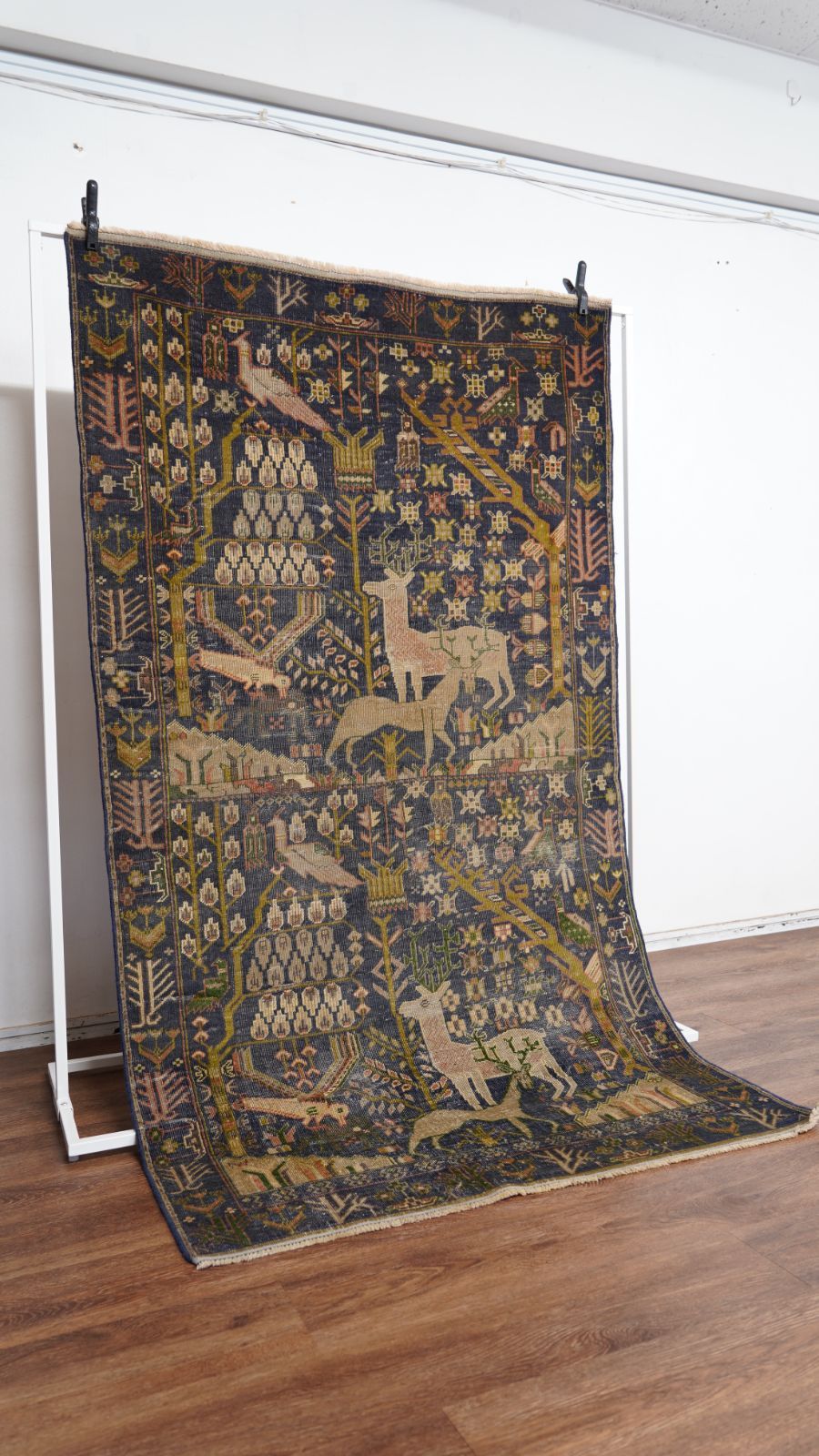 ヴィンテージラグ トライバルラグ バルーチ ペルシャ絨毯 手織り絨毯