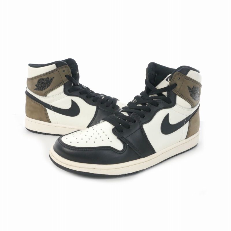 ナイキ NIKE Air Jordan 1 High OG Sail Dark Mocha Black ナイキ エアジョーダン1 ハイ OG セイル ダークモカ ブラック スニーカー US9.5 27.5 555088 105