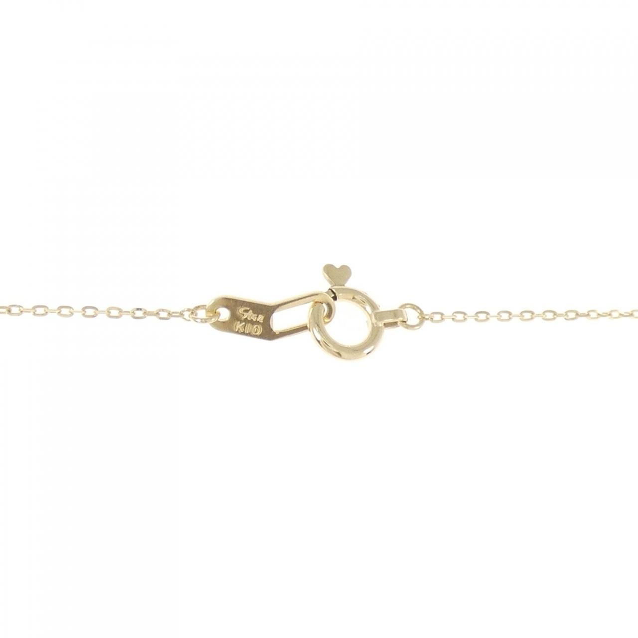 スタージュエリー バタフライ ダイヤモンド ネックレス 0.01CT