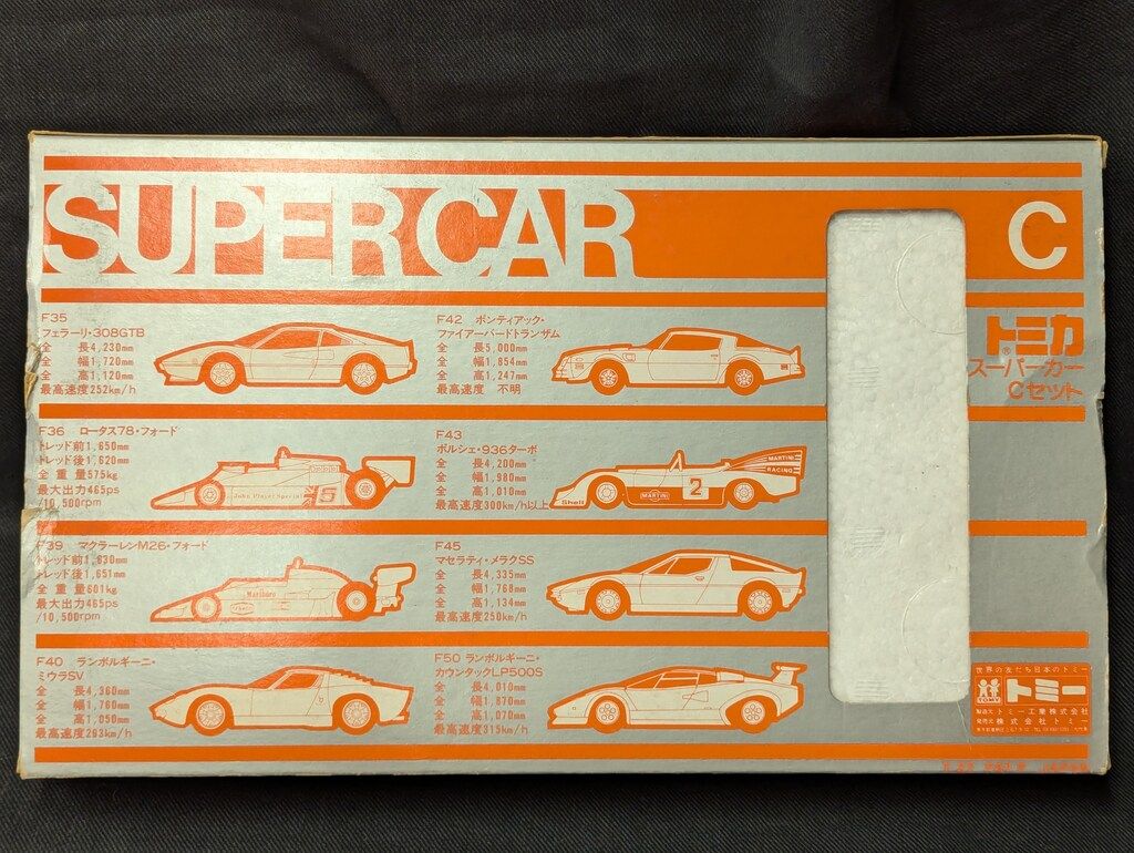 トミー トミカギフトセット トミカ スーパーカーCセット G-33 - メルカリ