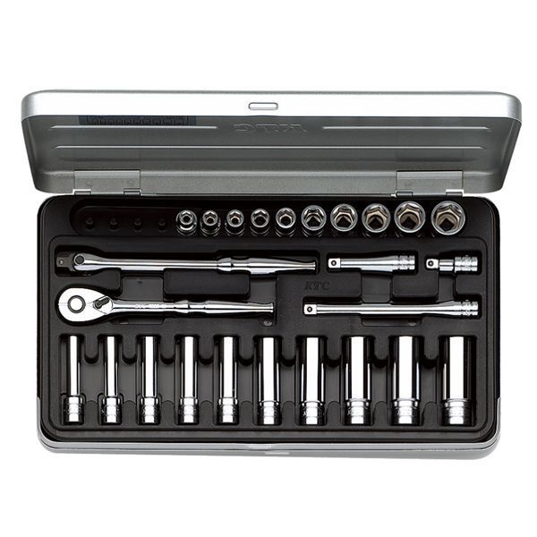 KTC 京都機械工具 6.3SQ ソケットレンチセット 25点 mm TB2X20