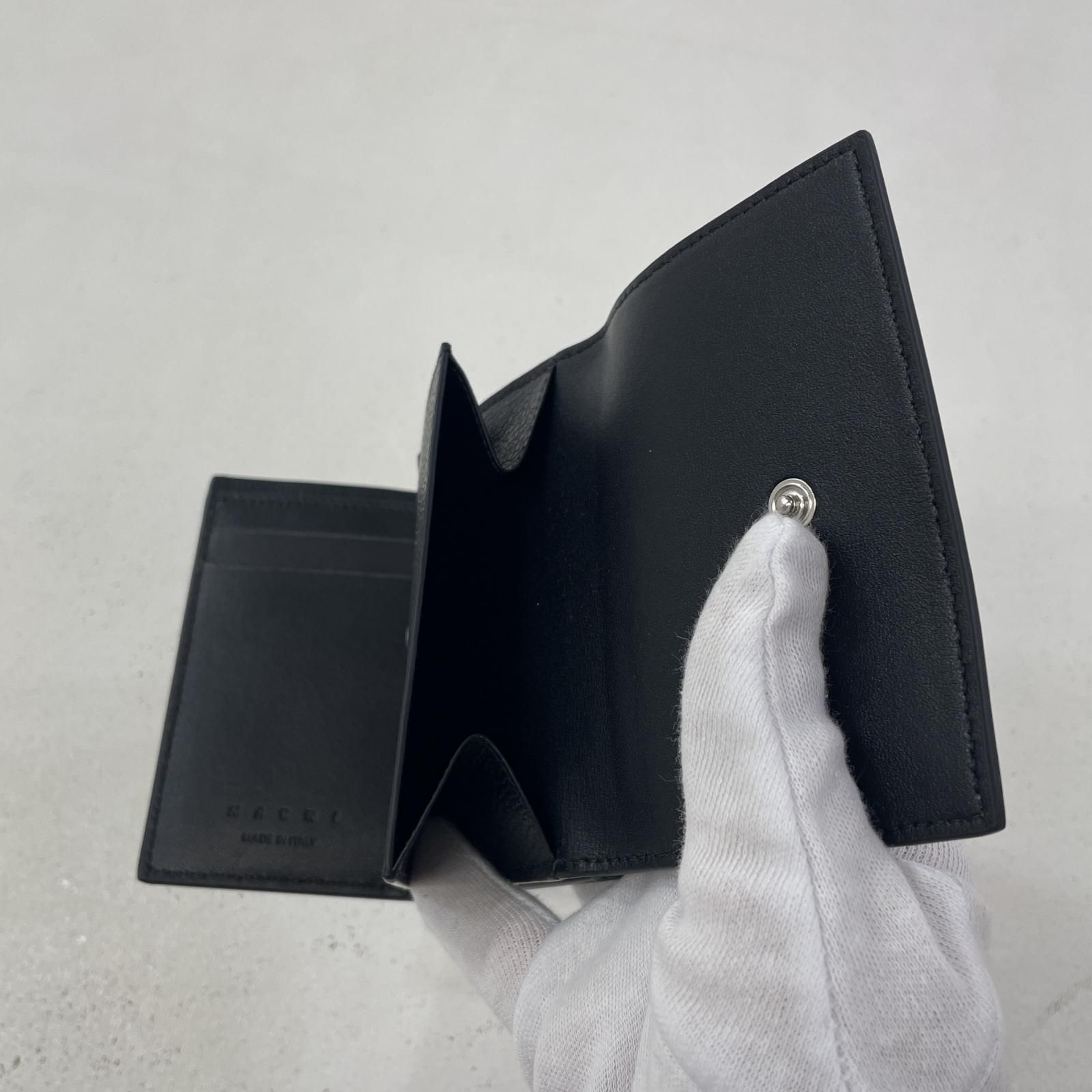 尾張小牧店】 中古 MARNI | マルニ 三つ折り財布 PFMI0097U0 ブラック  