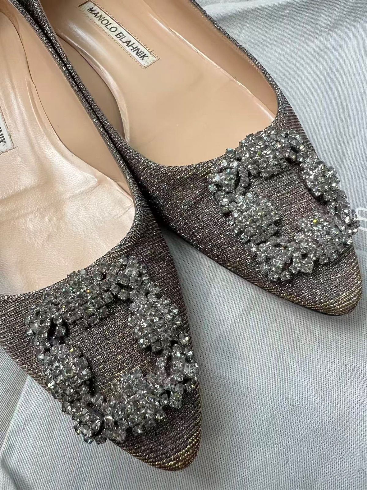 MANOLO BLAHNIK マノロブラニク　フラット　37.5 マノロ ブラニク（MANOLO BLAHNIK）新作シューズ【2019秋冬】