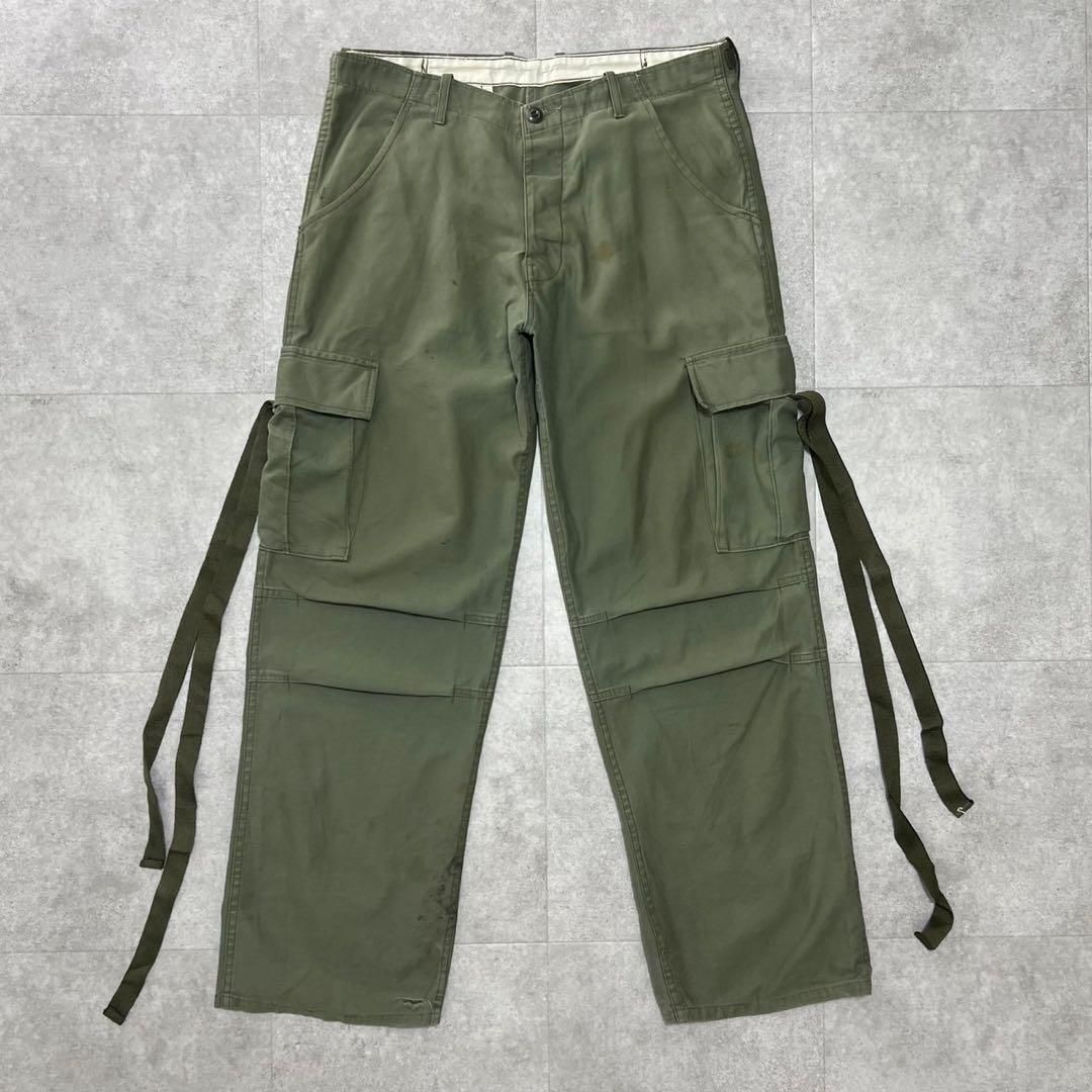 米軍 実物 ジャングルファティーグ パンツ 3rd 60s 米軍 U.S.ARMY ジャングルファティーグパンツ 3rd