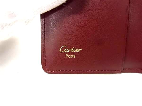 ♪カルティエ Cartier 6連キーケース マストライン ボルドー 美品】Cartier カルティエ マストライン 6連キーケース M2283